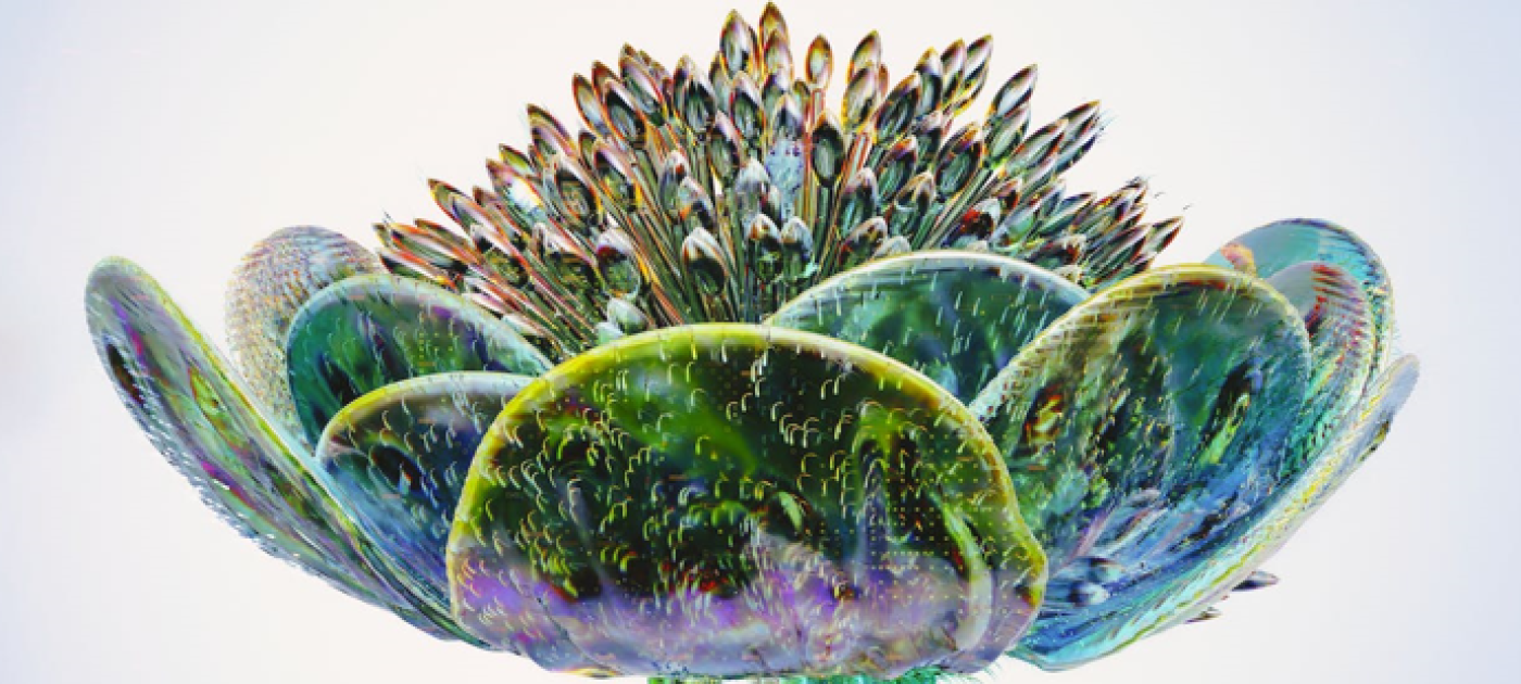 An artist’s illustration of artificial intelligence (AI). This image depicts how AI could be used in the field of sustainability from biodiversity to climate