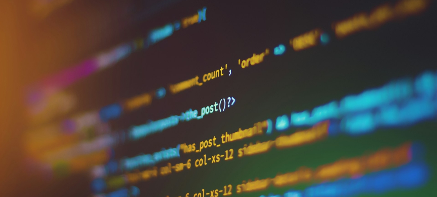 Shallow focus photography of computer codes.