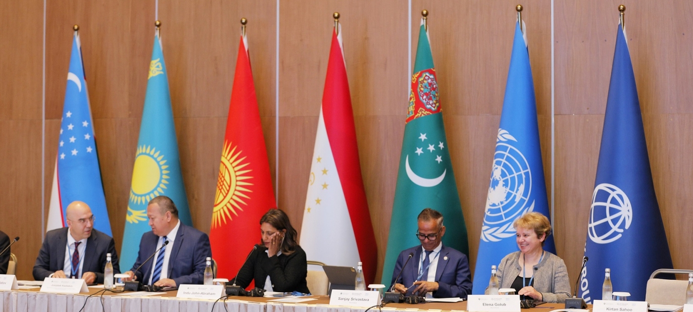 People sitting at a panel