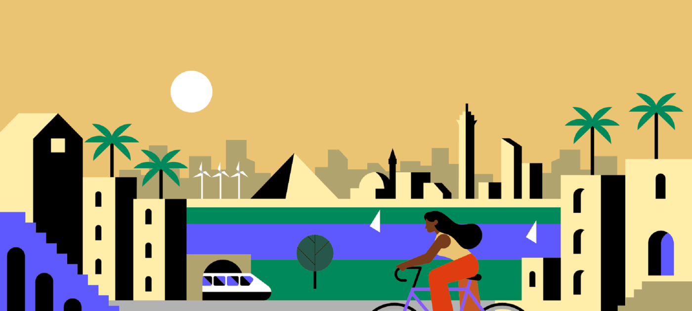 Illustration of a city