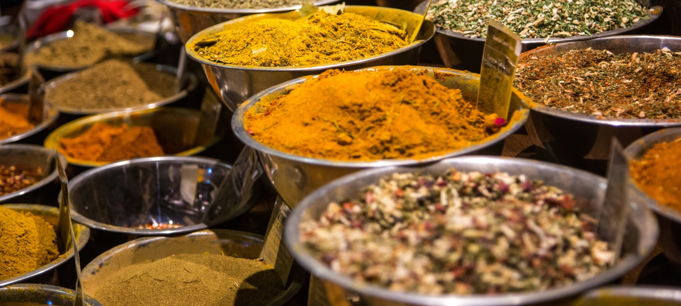 Spices in Hongkong Market