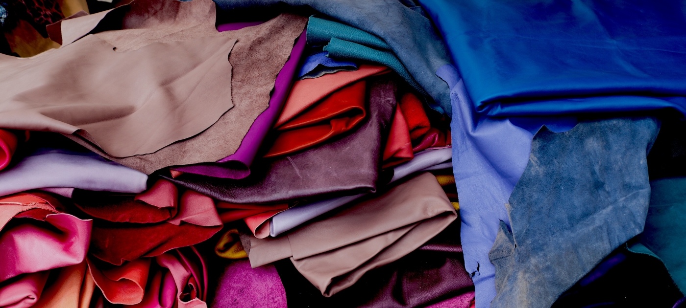cloth and fabrics in different colors