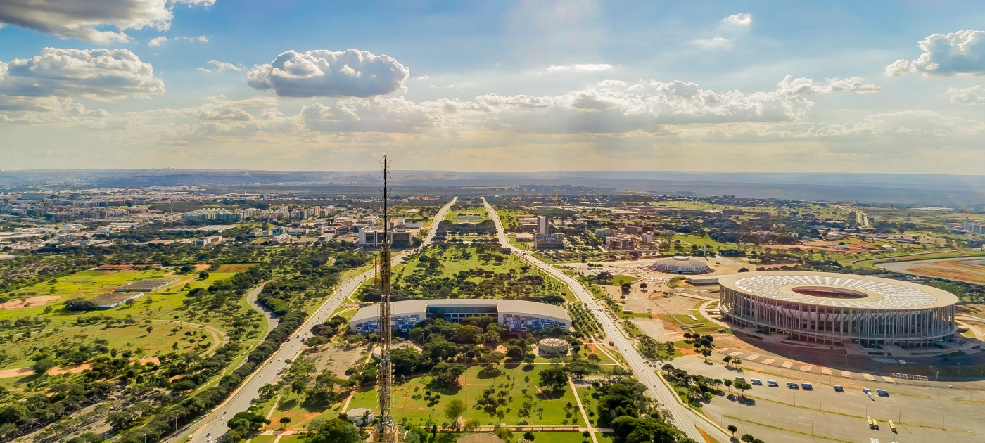 Aerial view of Brasília