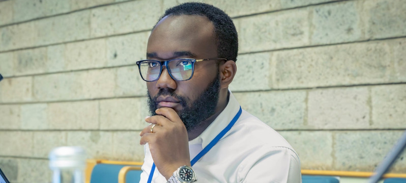 Delegate listening keenly during a CPR meeting