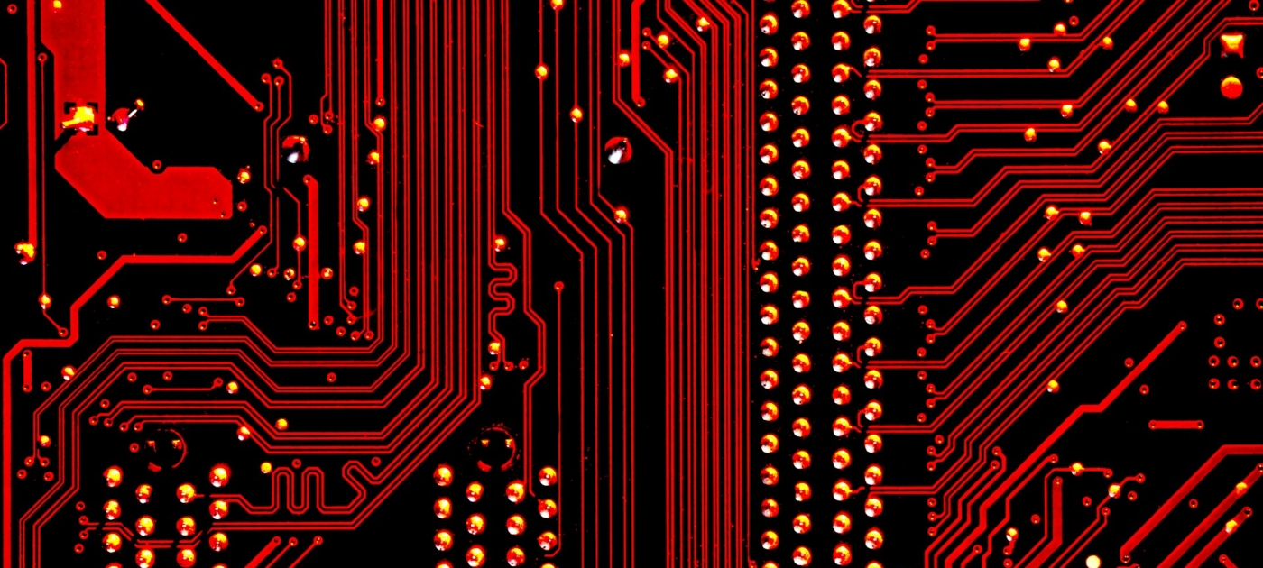 Red and black abstract illustration
