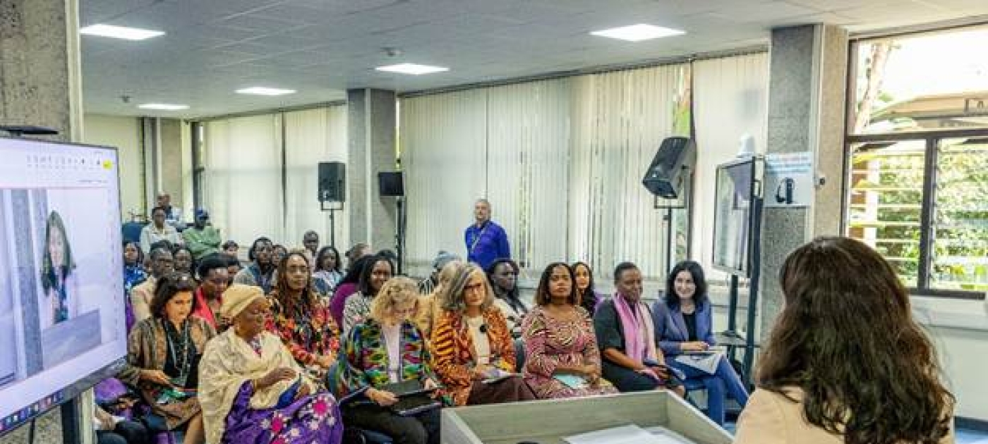 address a group of women