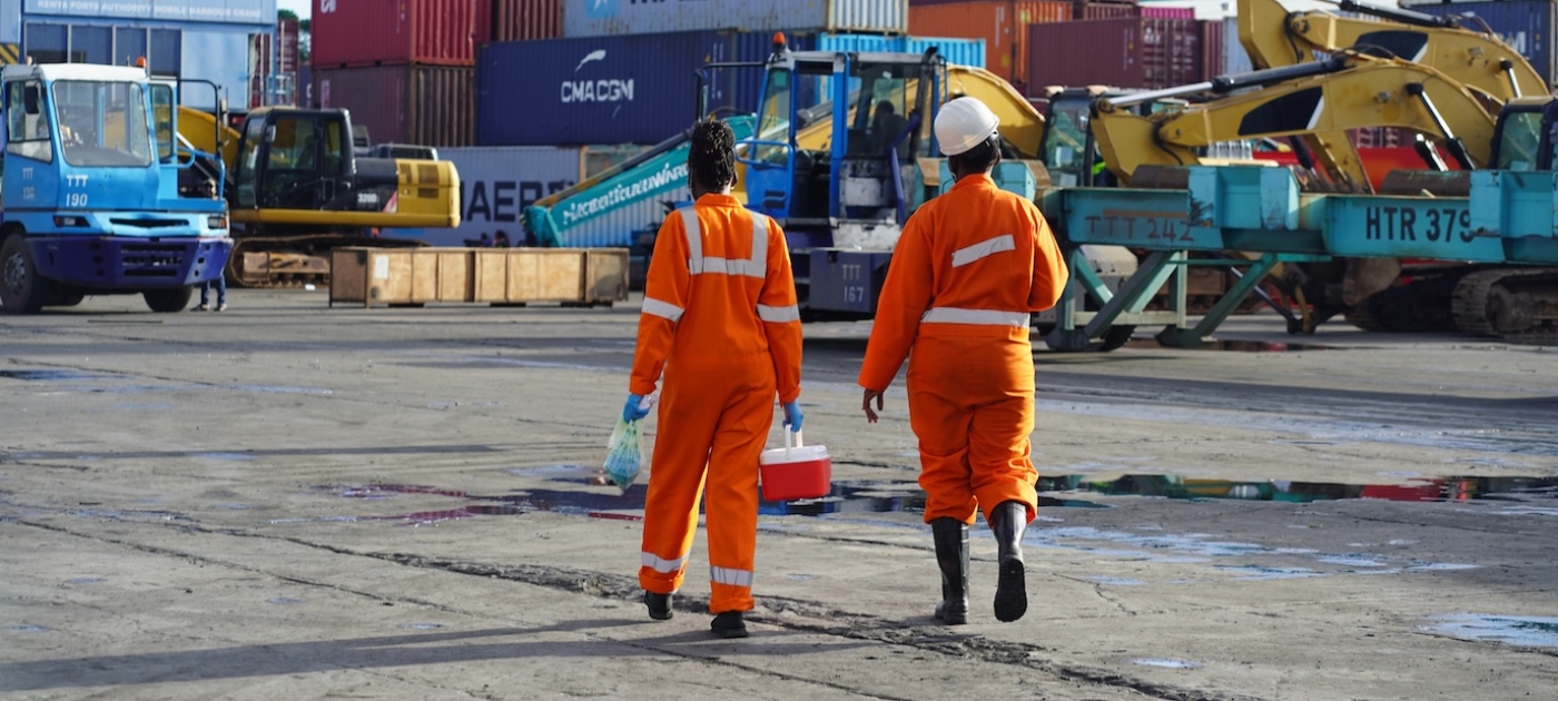Wastewater sampling activities at the Port of Mombasa