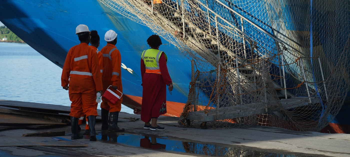 Wastewater sampling at the Port of Mombasa