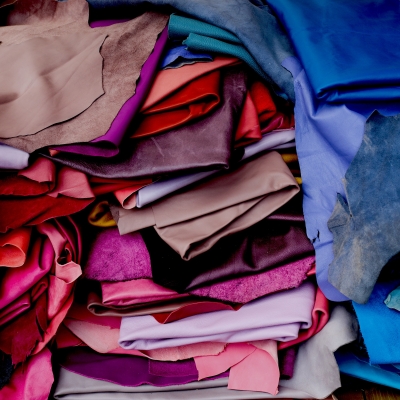 cloth and fabrics in different colors