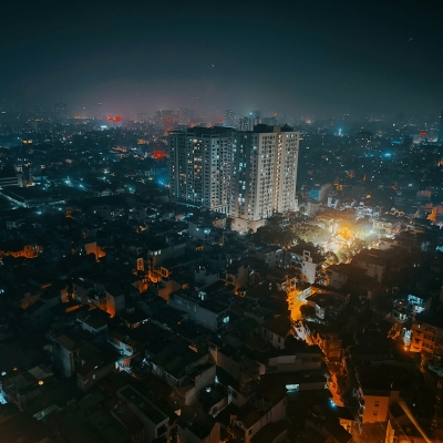 City view - night time- Viet Nam