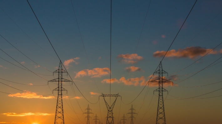 Electricity poles