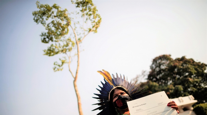 An indigenous environmental activist 
