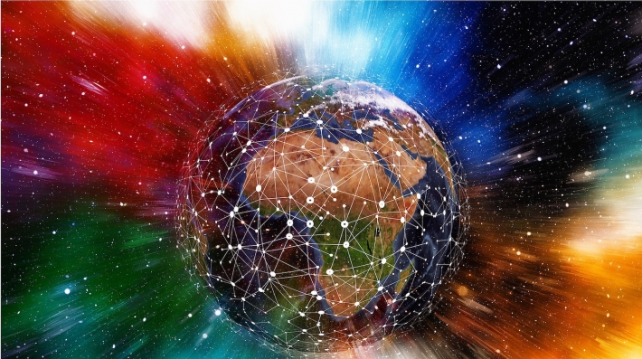 An illustration of the Earth.