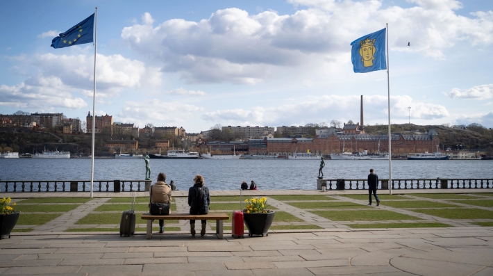 View from the City Hall of Stockholm, Sweden