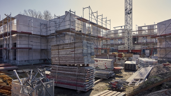 canteiro de obras