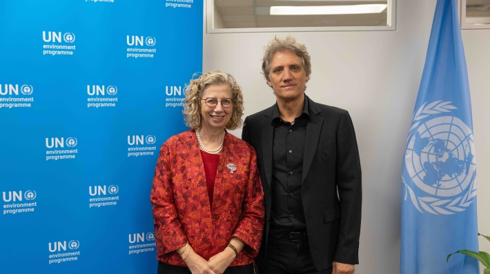 Inger Andersen and Charly Alberti