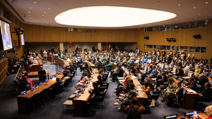 People sitting in a meeting room