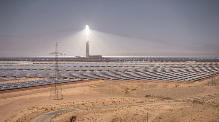  A solar power plant 