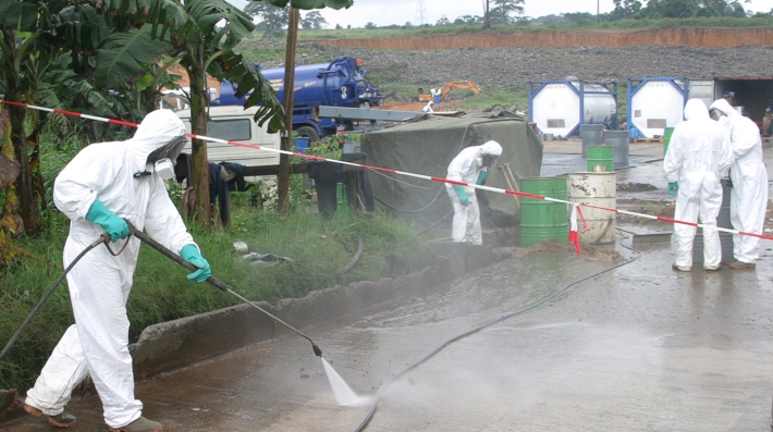 chemical cleanup
