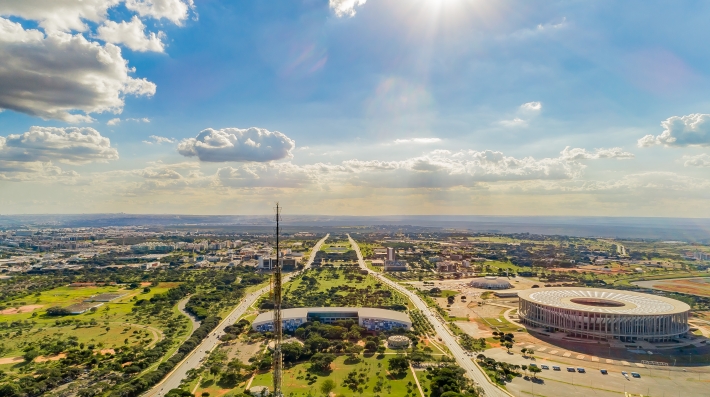 Aerial view of Brasília