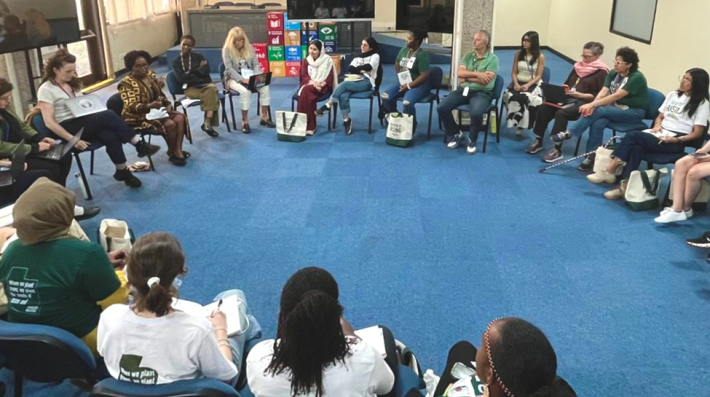 a round table meeting
