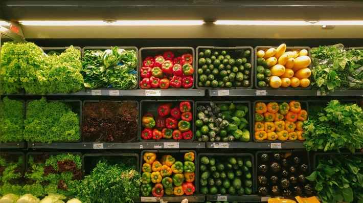 Photo of veg in supermarket
