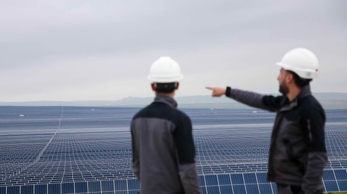 Photo of solar panels in Azerbaijan 