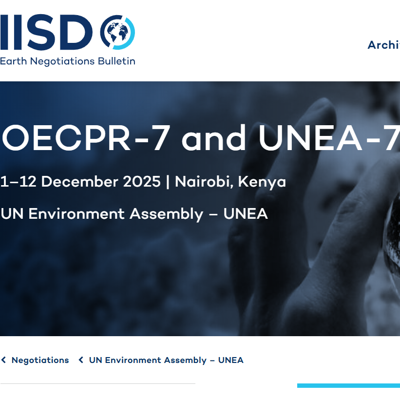 Daily report and pictures of OECPR-7 and UNEA-7