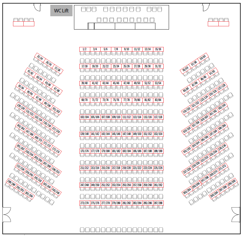 Seating plan